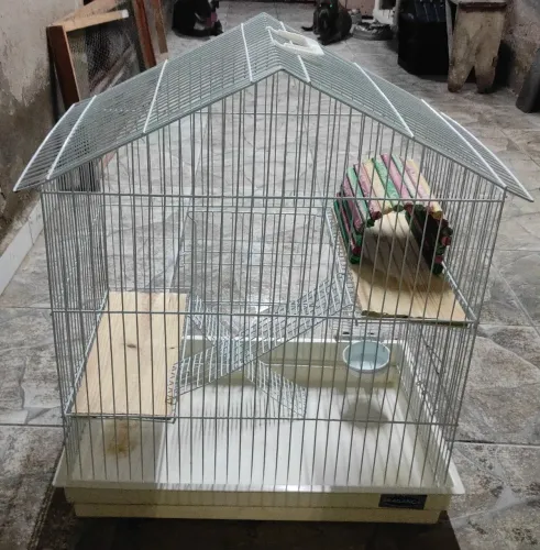Gaiola para Roedores Grande e Espaçosa - Chinchila, Rato Twister, Hamsters