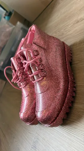 Bota Melissa Ares Rosa com Glitter (37) 