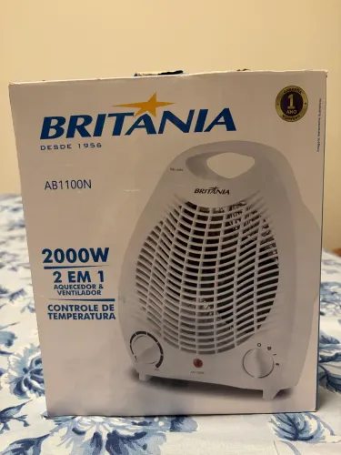 Aquecedor elétrico 2 em 1 - Britânia 