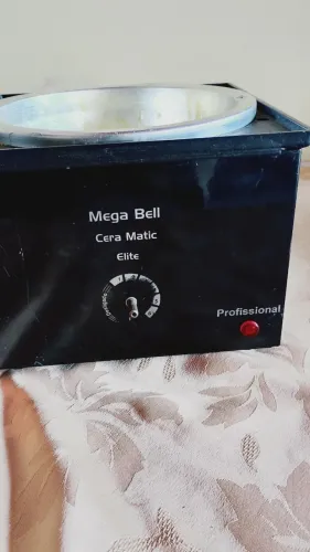 Panela de Cera profissicional Mega Bell cera matic + mesinha