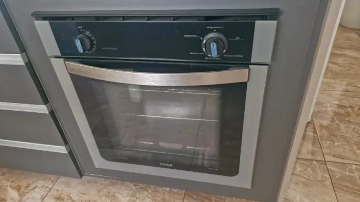 Forno a gás de embutir Consul 78L COA84BR com grill e timer