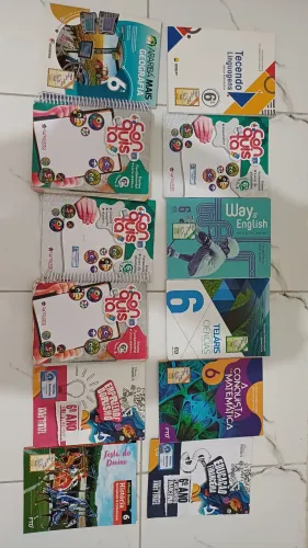 Livros didáticos do 6° ao 9° ano