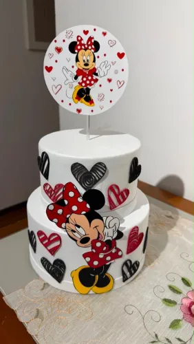 Bolo fake Minnie