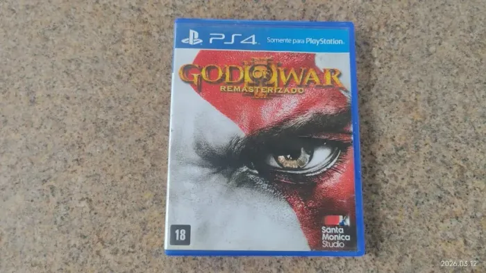 God Of War 3 Remaster Ps4 Mídia Física Original (Usado)