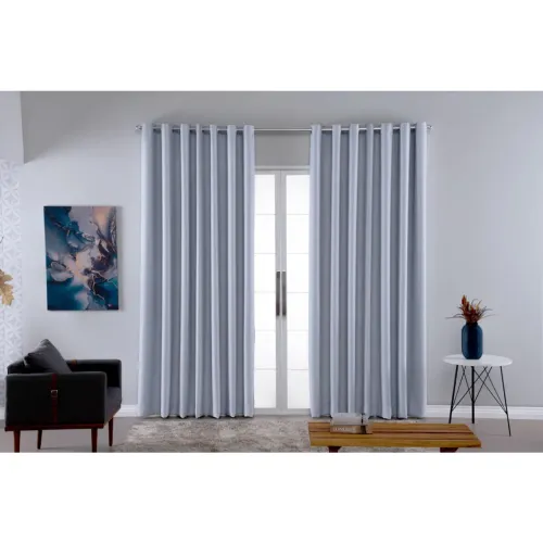 Cortina Blackout 400x260 Tecido Branca
