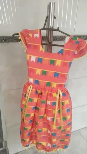 Vestido de quadrilha infantil