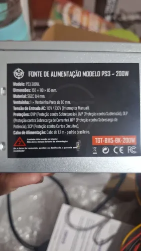Vendo Fonte de Alimentação 200w PIXAU
