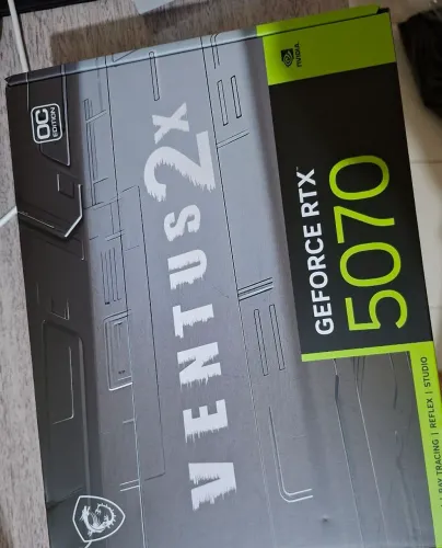 RTX 5070 - 12GB - comprada em Janeiro/26 - 3 anos de garantia 