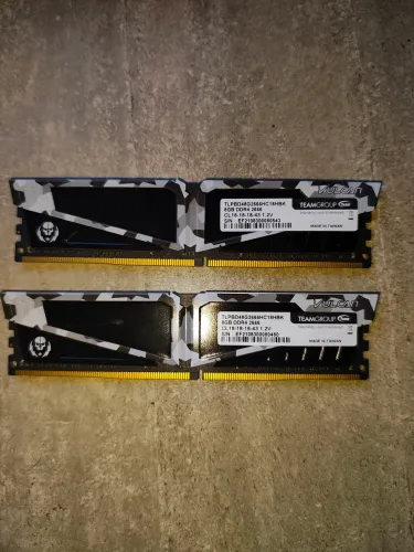 Memória ram Team group T-FORCE Vulcan pichau (2x8gb) ddr4 2666Mhz