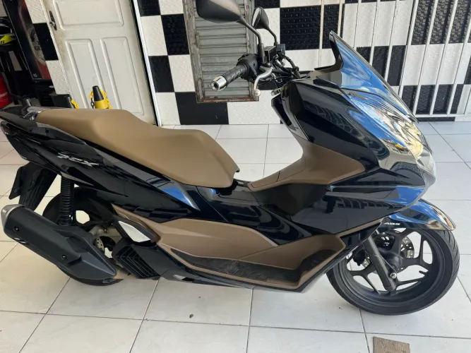 Pcx dlx abs azul sem detalhes apenas 5.500 km