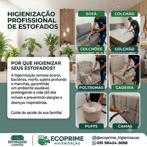 Higienização profissional ECOPRIME 
