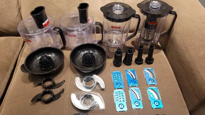 Acessórios Multiprocessador Mondial Turbo Chef 9 em 1 - 1000W