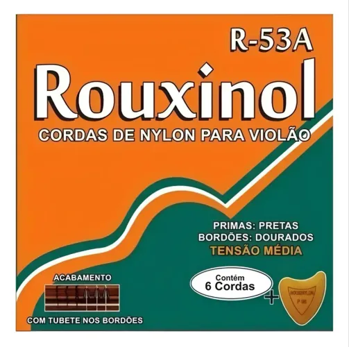 Jogo de cordas o/ Violão Nylon Rouxinol ( As queridinhas )