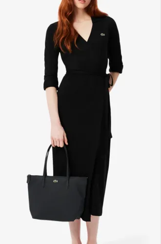 Bolsa tote Lacoste L 12.12 concept preta