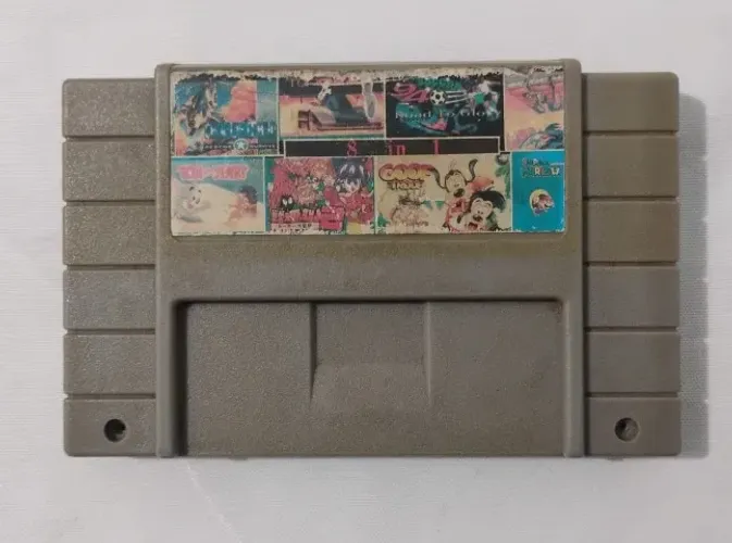 Cartucho 8 em 1 SNES
