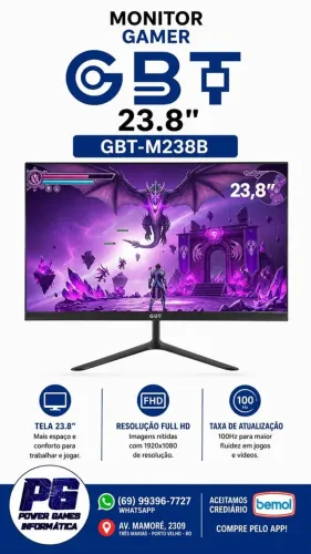 MONITOR GAMER NOVO SOMOS LOJA