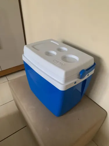 Caixa Térmica MOR 34L ? Azul | Conserva Gelado | Praia, Camping e Viagem