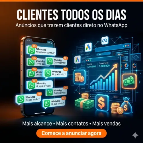 Faço anúncios que trazem clientes para seu negócio