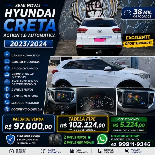 Hyundai Creta Action 1.6 16V Flex AUT 2024