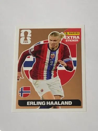 Figurinha extra Legend Erling Haaland bronze original Panini Copa do Mundo 2026