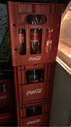 Casco de garrafa de 1 litro de coca cola retornáveis de vidro