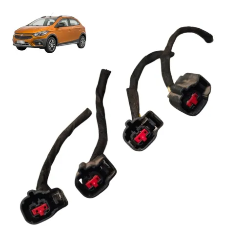 Jogo Plug Conector Alto Falante Porta Gm Onix Prisma 2017