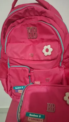 Bolsa escolar Rebeca bombom