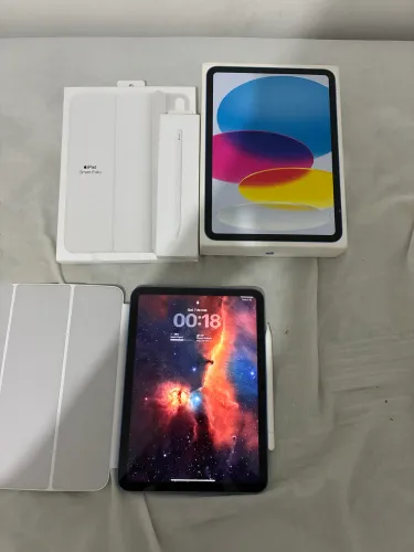 ipad 11* geração + apple pencil e smart folio original