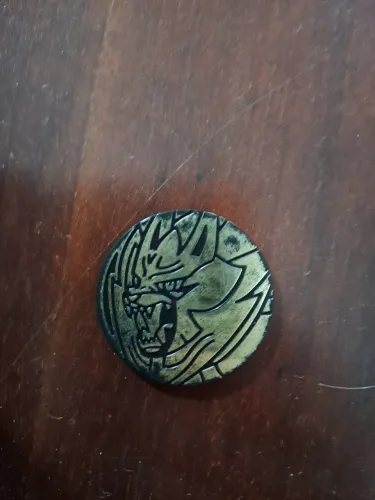 Moeda pokemon colecionavel zamazenta