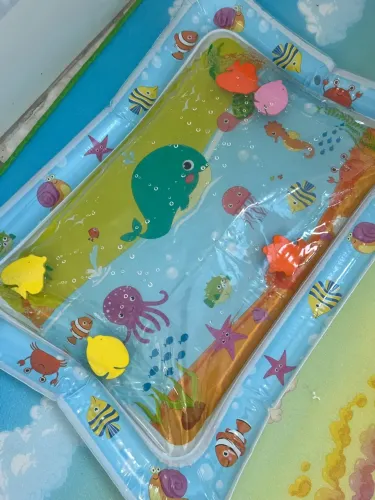 Tapete infantil água inflável