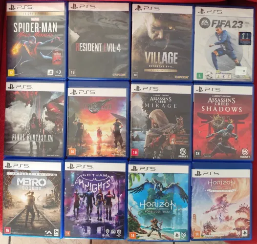 Jogos originais midia física para Playstation 5