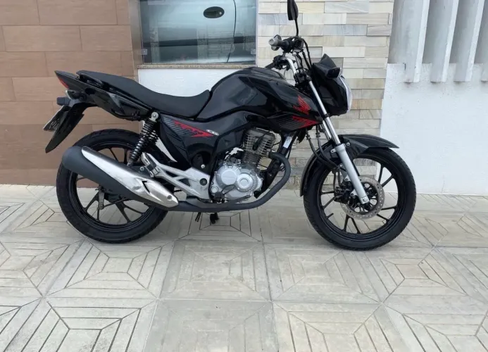 Moto Fan 160 CG Preta