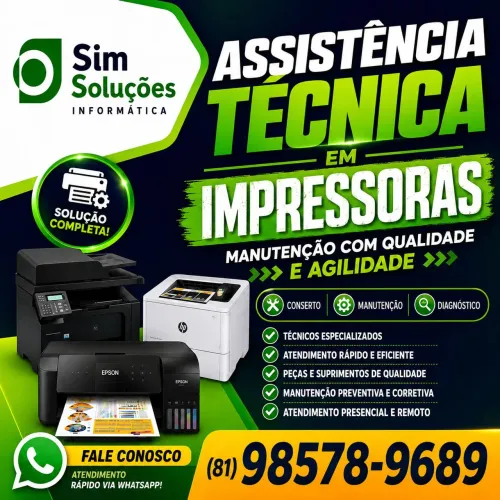 Especialistas em Manutenção de Impressoras | Recife e Região