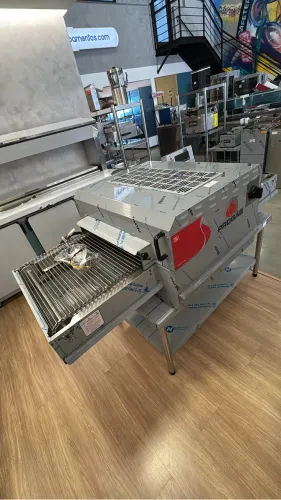 Forno de pizza esteira híbrido gás/eletrico novo trifásico 380v