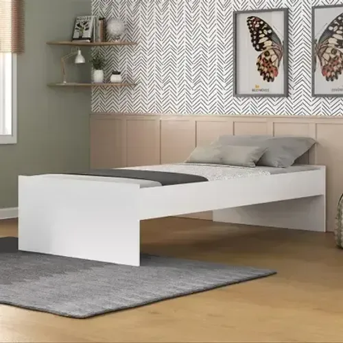 Cama Solteiro em MDF sem Cabeceira - Marcenaria