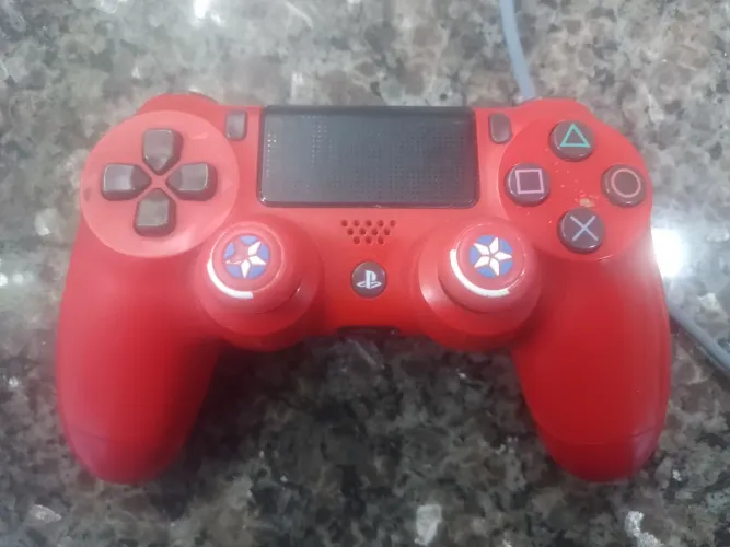 Controle PS4 original vermelho perfeito