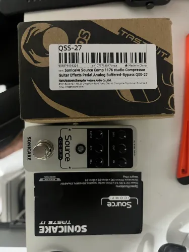 Vendo ou troco Pedal compressor Sonicake (NOVO) contra baixo/guitarra