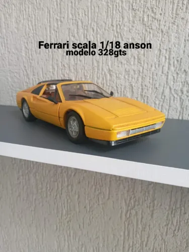 miniatura FERRARI 328 GTS ESCALA 1/18 MARCA ANSON ( CHINA )