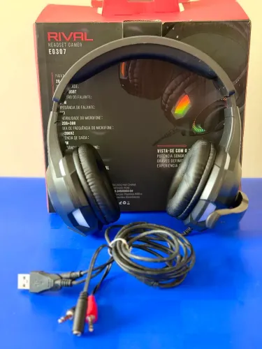 Headset Gamer Evolut Rival EG307 Rainbow LED.