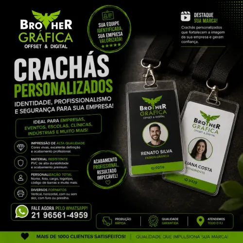 Crachá Personalizados