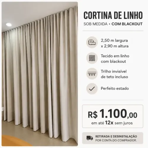 Cortina de Linho