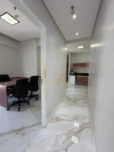Sala MOBILIADA para locação com 69 m², 3 salas, localizada no Jardim Aquarius em São José 
