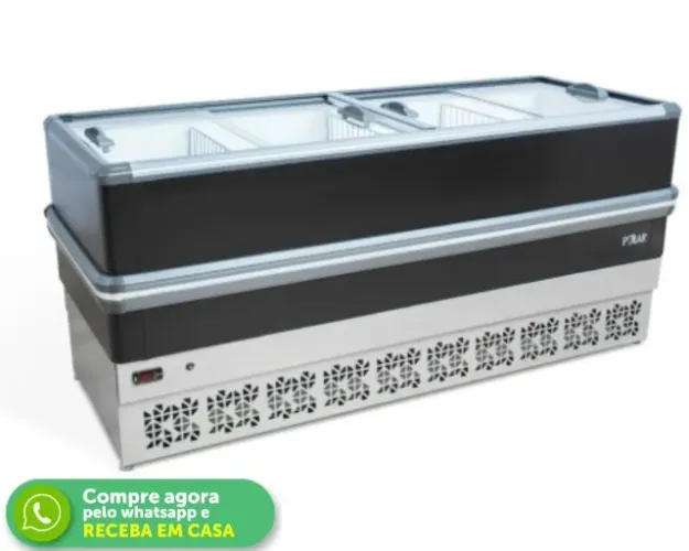 Ilha de Congelados Vidro Reto 2m Polar
