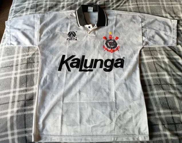 Camisa Corinthians Branca 1993 Autografada