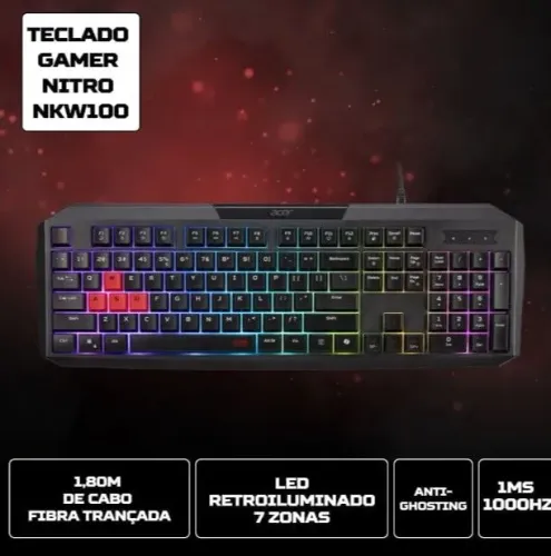 Teclado Gamer Acer Nitro (gen 2) Nkw100