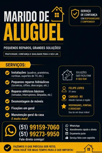 Marido de aluguel em Canoas