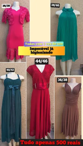Vestidos festa novo