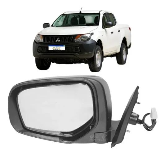 Retrovisor Mitsubishi L200 Triton 2017 A 2022 Le Elétrico Esquerdo/motorista