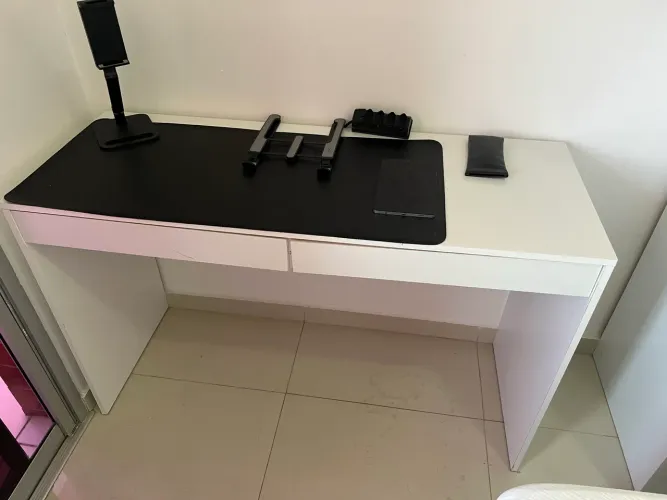 Mesa escrivaninha retangular 120cm x 45cm