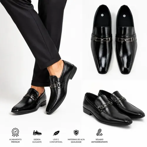 SAPATO SOCIAL ESTILO ITALIANO PREMIUM